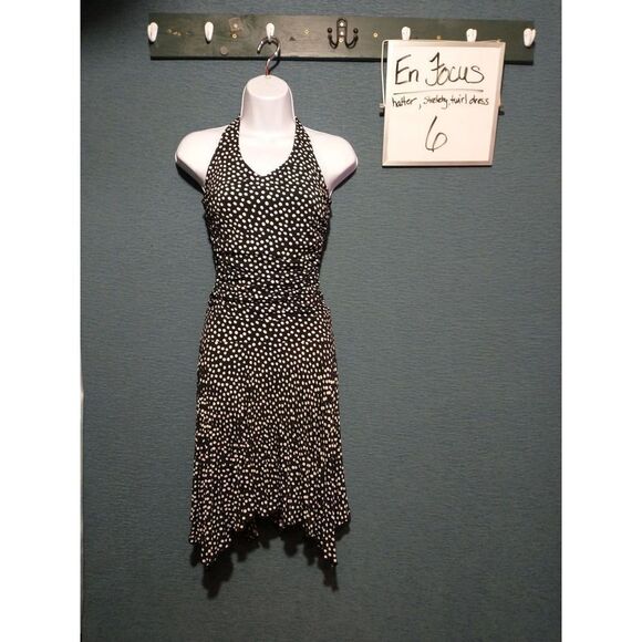 En Focus fit and flare halter twirl dress size 6 - Picture 1 of 2